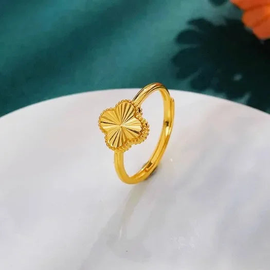 Alhambra Design Gold Plated Ring